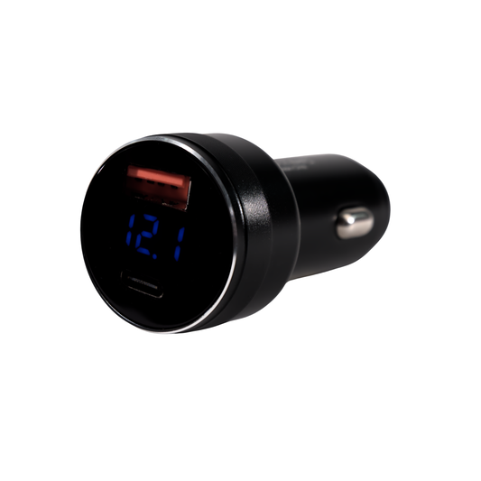 Heavy-Duty Premium 54W Vehicle Charger w/ Digital Readout