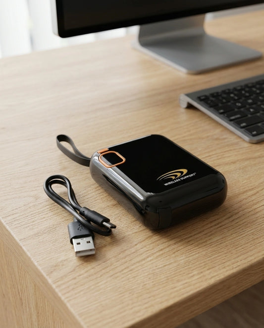 Battery Pack 10,000 mAh w/ Swappable Cables