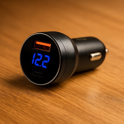 Heavy-Duty Premium 54W Vehicle Charger w/ Digital Readout